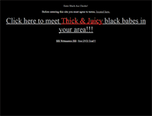 Tablet Screenshot of blackasscheeks.com